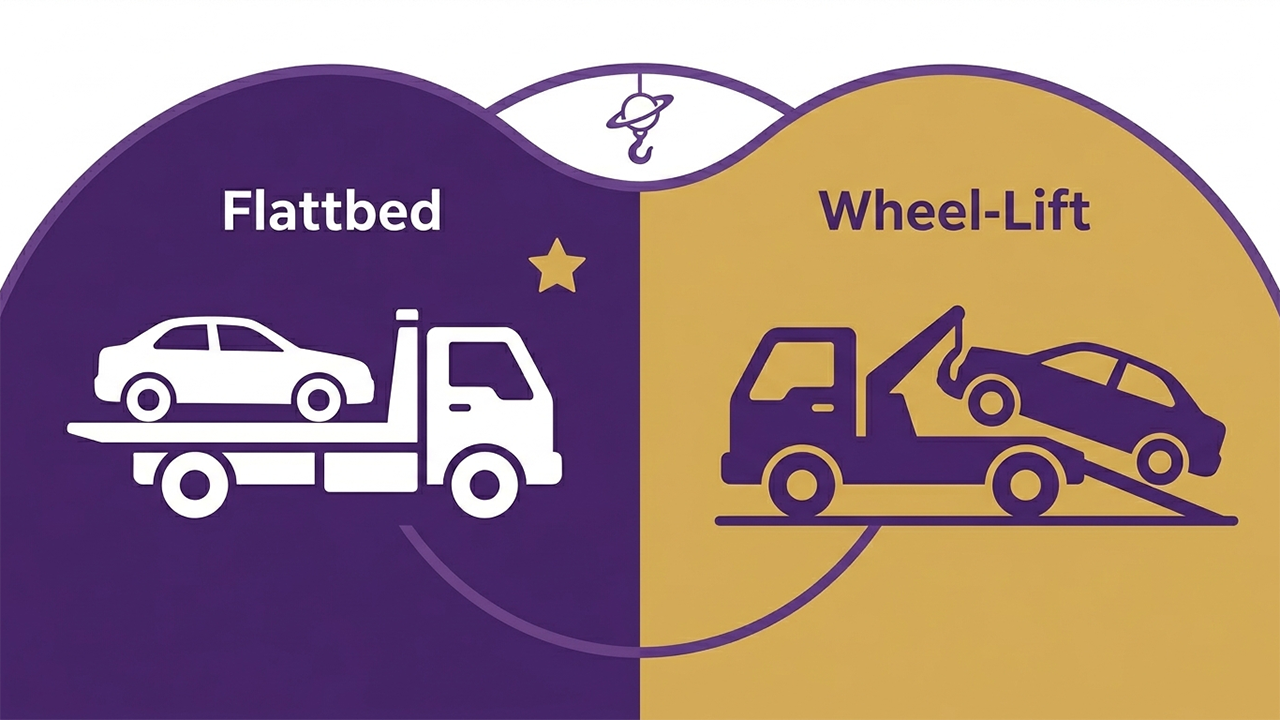 Flatbed Towing vs. Wheel-Lift: Which Does Your Vehicle Need?